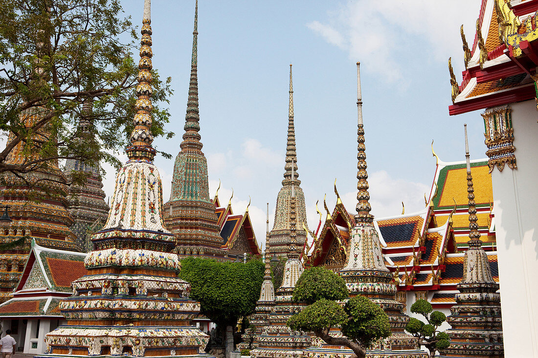Wat Pho at Chao Phraya, Bangkok, Thailand