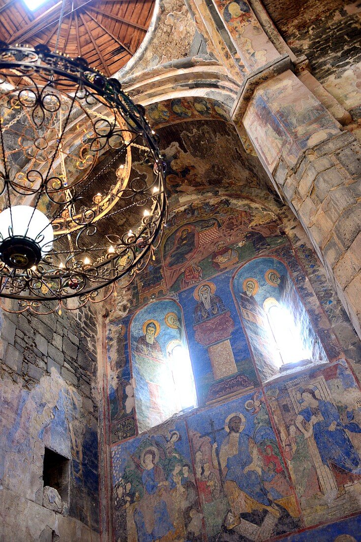 In der frühchristlichen Klosteranlage Akhtala bei Ayrum, Kaukasus, Nord- Armenien, Asien