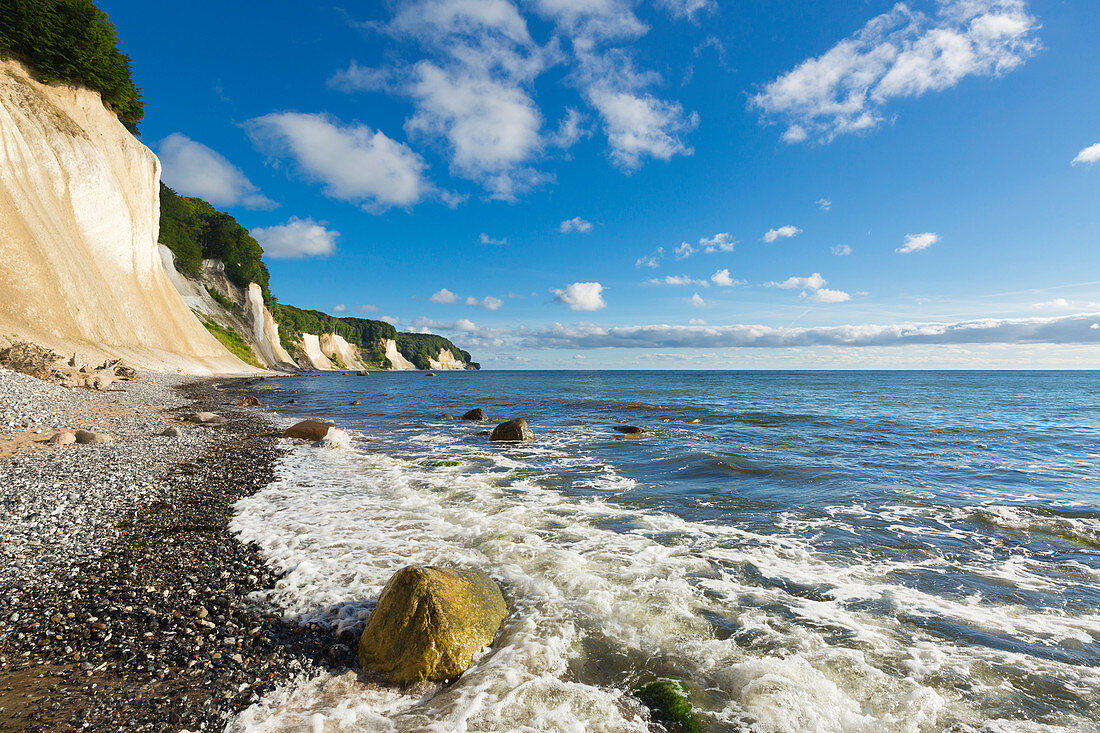 Kreidefelsen, Nationalpark Jasmund, Rügen, Ostsee, Mecklenburg-Vorpommern, Deutschland