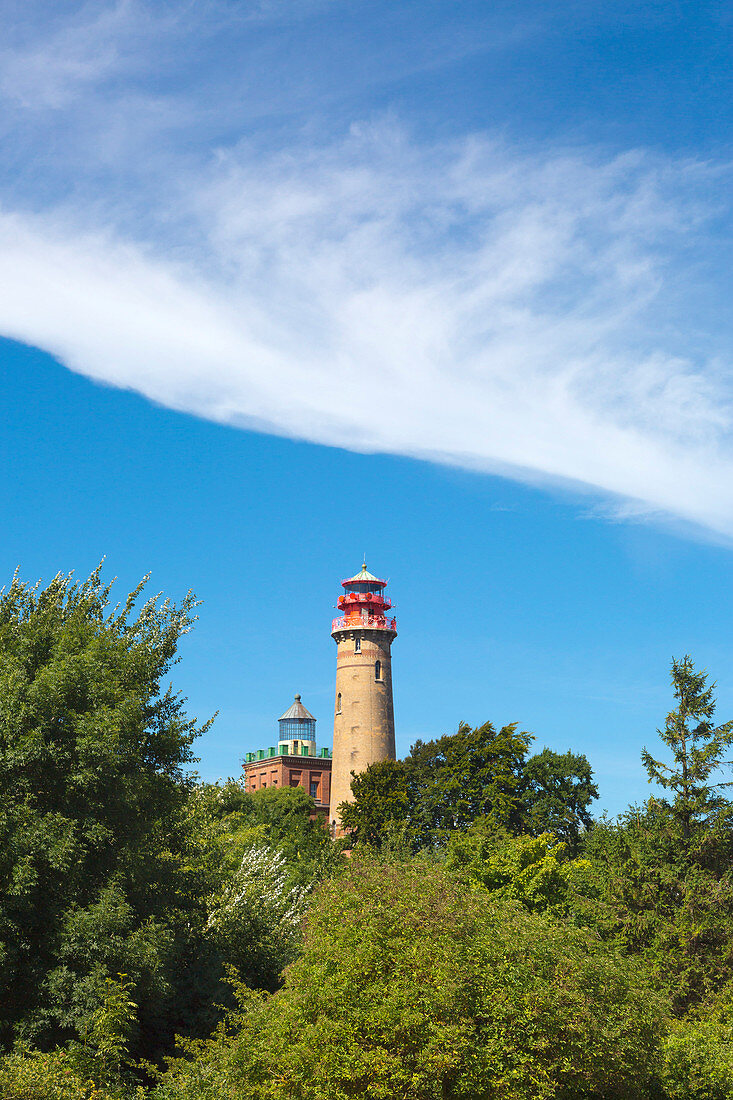 Alter und Neuer Leuchtturm am Kap Arkona, Rügen, Ostsee, Mecklenburg-Vorpommern, Deutschland