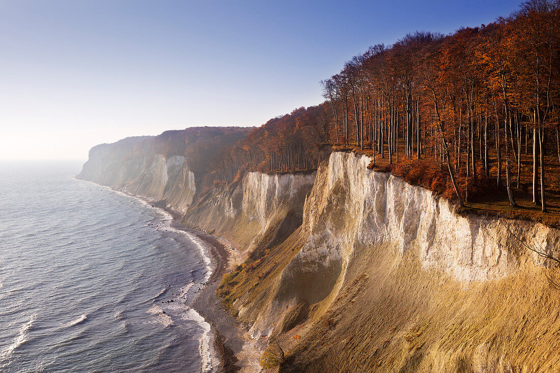 Kreidefelsen, Nationalpark Jasmund, Rügen, Ostsee, Mecklenburg-Vorpommern, Deutschland