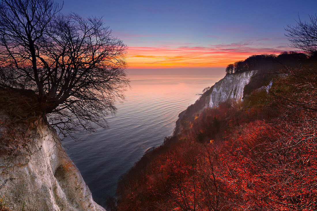 Blick vom Königsstuhl, Nationalpark Jasmund, Rügen, Ostsee, Mecklenburg-Vorpommern, Deutschland