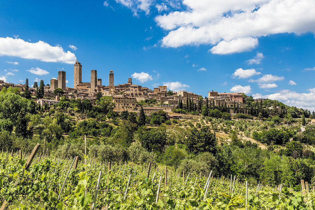 San Gimignano, eine italienische Kleinstadt in der Toskana