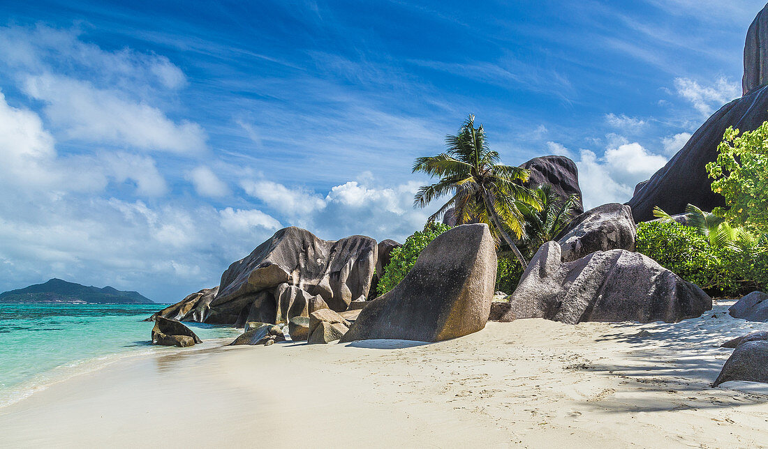 Anse Source d'Argent beach on the island of La Digue Seychelles