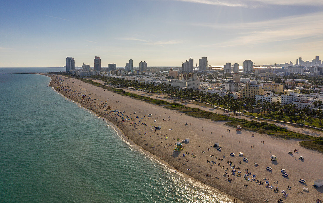 Stadtbild von South Beach, Miami, USA