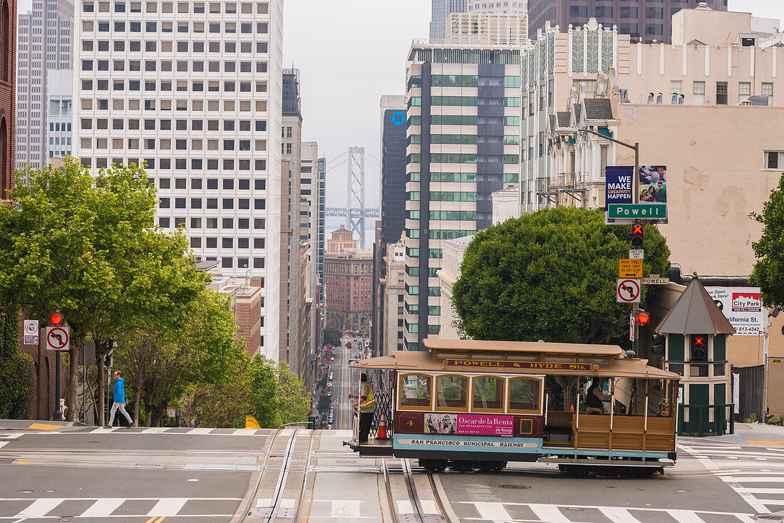 Straßenbahnen, San Francisco, Kalifornien, Vereinigte Staaten von Amerika, Nordamerika