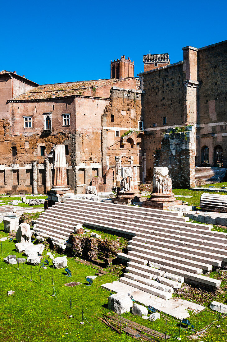 Das Augustusforum, UNESCO-Weltkulturerbe, Rom, Latium, Italien, Europa
