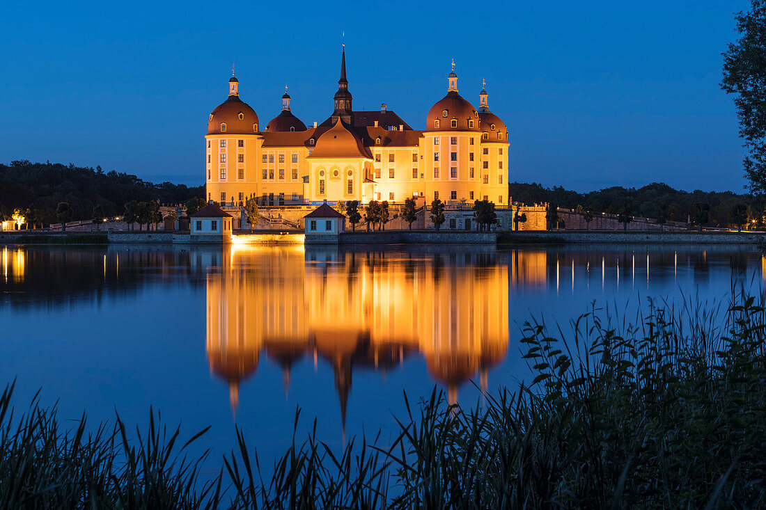 Moritzburg Schloss, Moritzburg, Sachsen, Deutschland, Europa