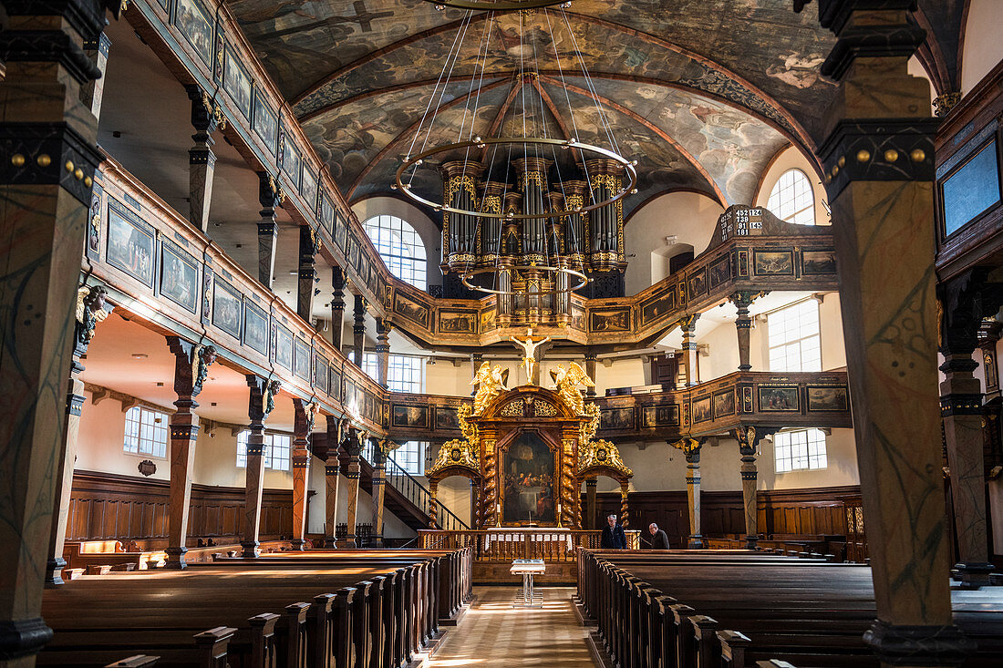 Interior of the Dreifaltigkeitskirche next to Speyer Cathedral, Speyer, Germany, Europe