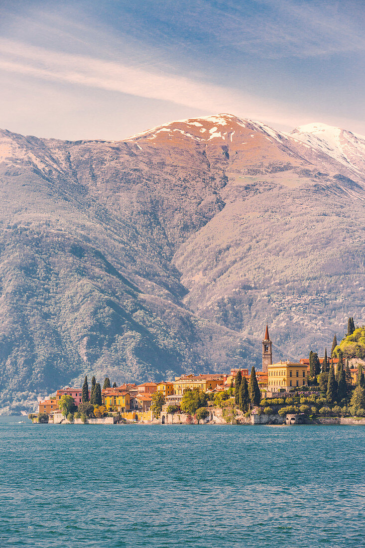 Picturesque village of Varenna, located on the eastern shore of Lake Como, Lecco province, Lombardy, Italy