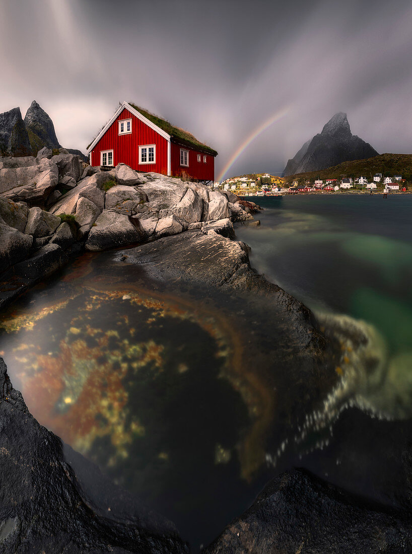 Reine, Moskenes?y, Lofoten islands, Norway, north Norway, arctic region, Europe, northern europe, scandinavian,