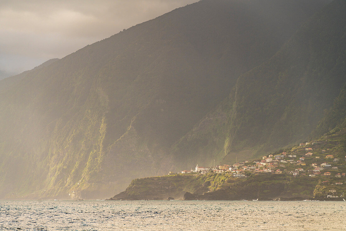 The villeage of Seixal, Porto Moniz municipality, Madeira region, Portugal.