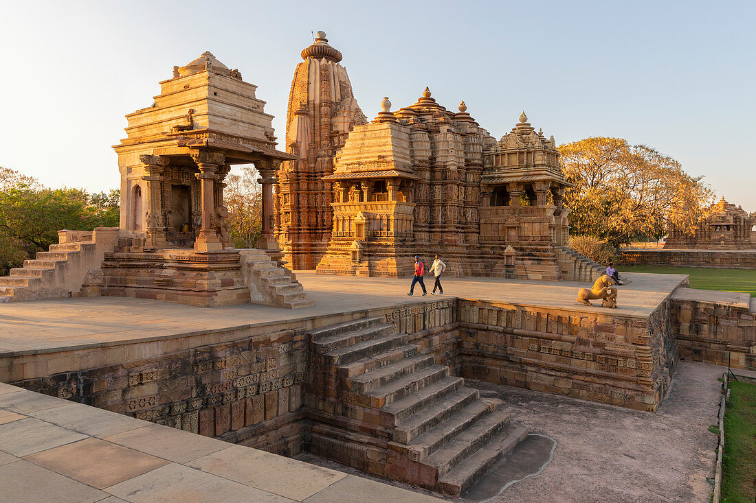 Asia, India, Madhya Pradesh, Chhatarpur district. Kajuraho group of monuments.