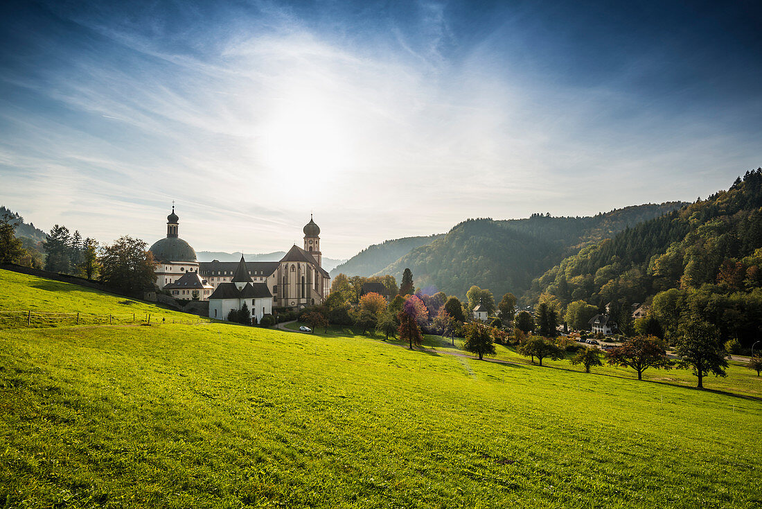 Monastery St. Trudpert in Münstertal, Staufen, Baden-Wuerttemberg, Black Forest, Germany