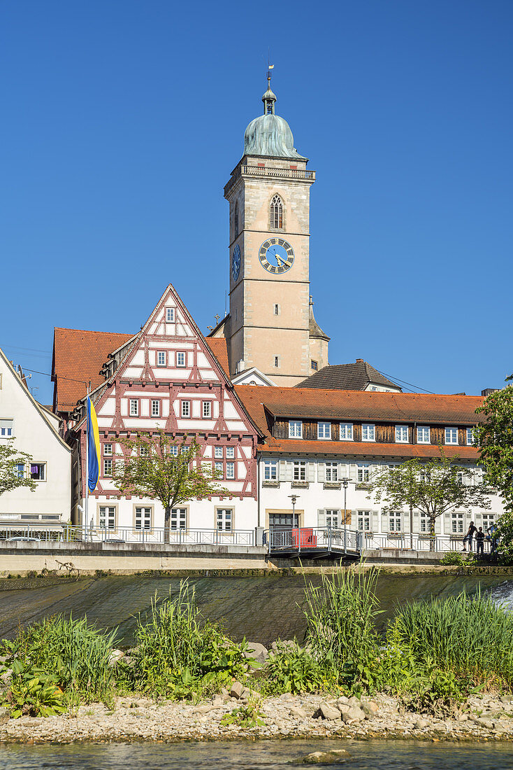 Altstadt von Nürtingen am Neckar, Baden-Württemberg