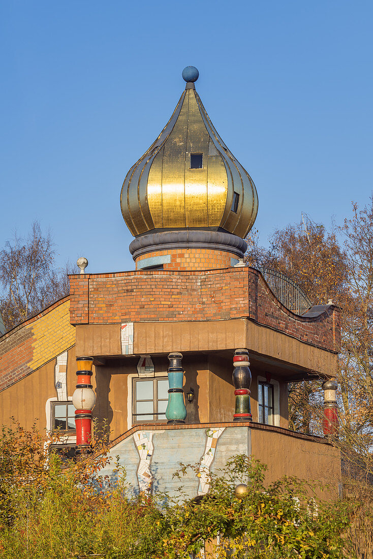 Hundertwasser-Kindertagesstätte Kupferhammer 93 in Frankfurt am Main, Main-Heddernheim, Hessen