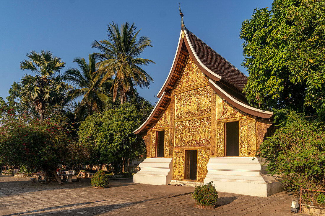 Wat Xieng Thong, Buddhister Tempel in Luang Prabang, UNESCO Weltkulturerbe, Laos