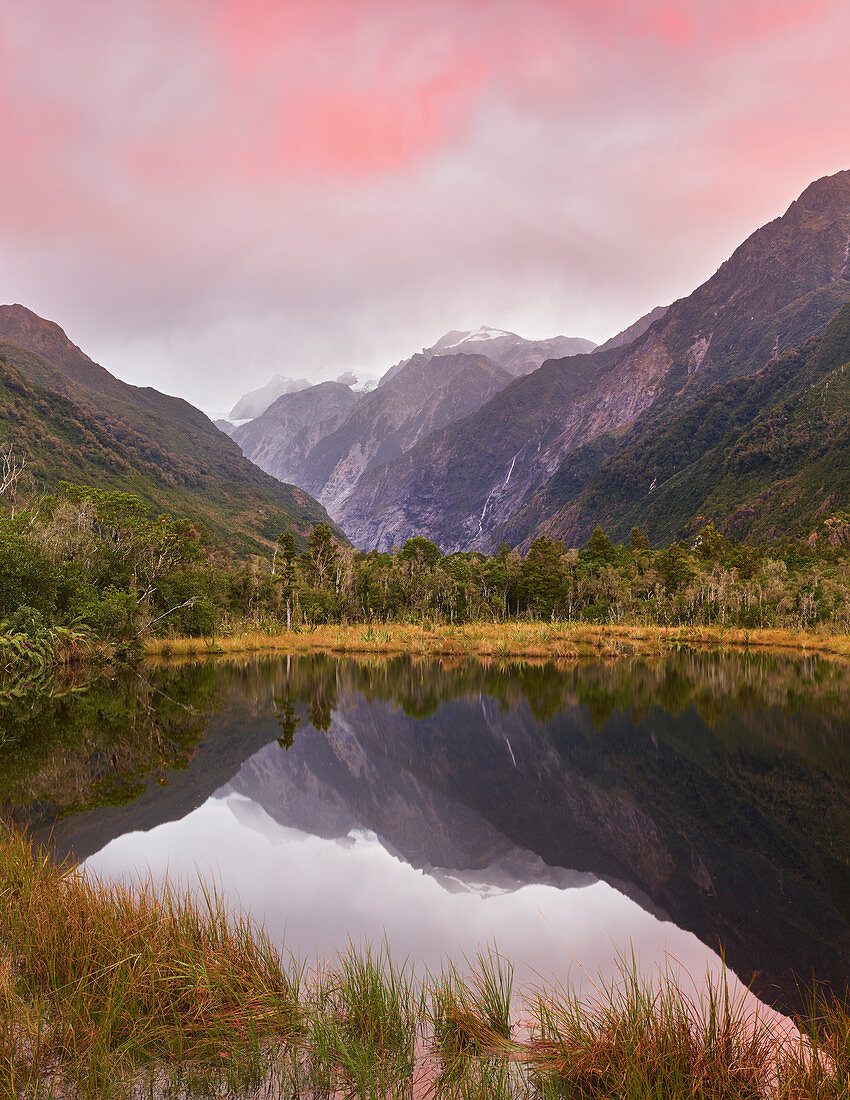 Peters Pool, Westland Nationalpark, West Coast, Südinsel, Neuseeland, Ozeanien