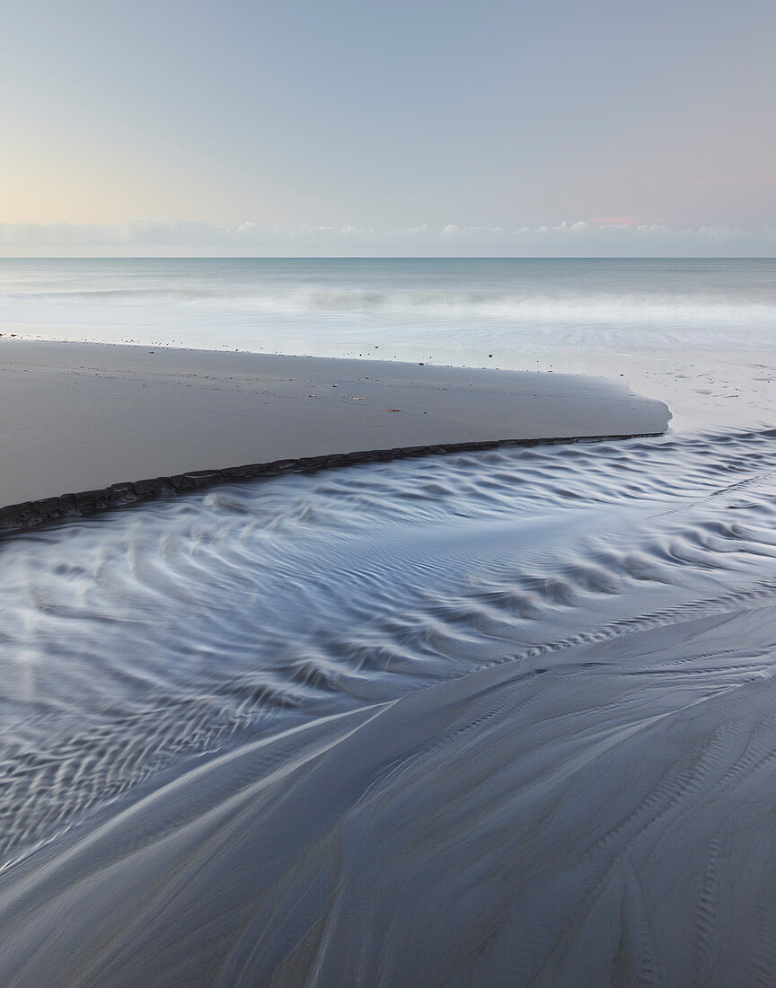 Chalk cliffs, Waipipi, Taranaki, North Island, New Zealand, Oceania