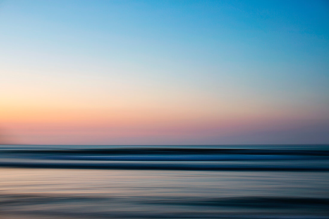 Idyllic ocean view at sunset, Sayulita, Nayarit, Mexico