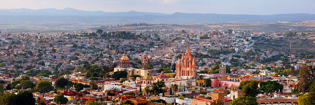 Altstadt Skyline, San Miguel de Allende, Guanajuato, Mexiko