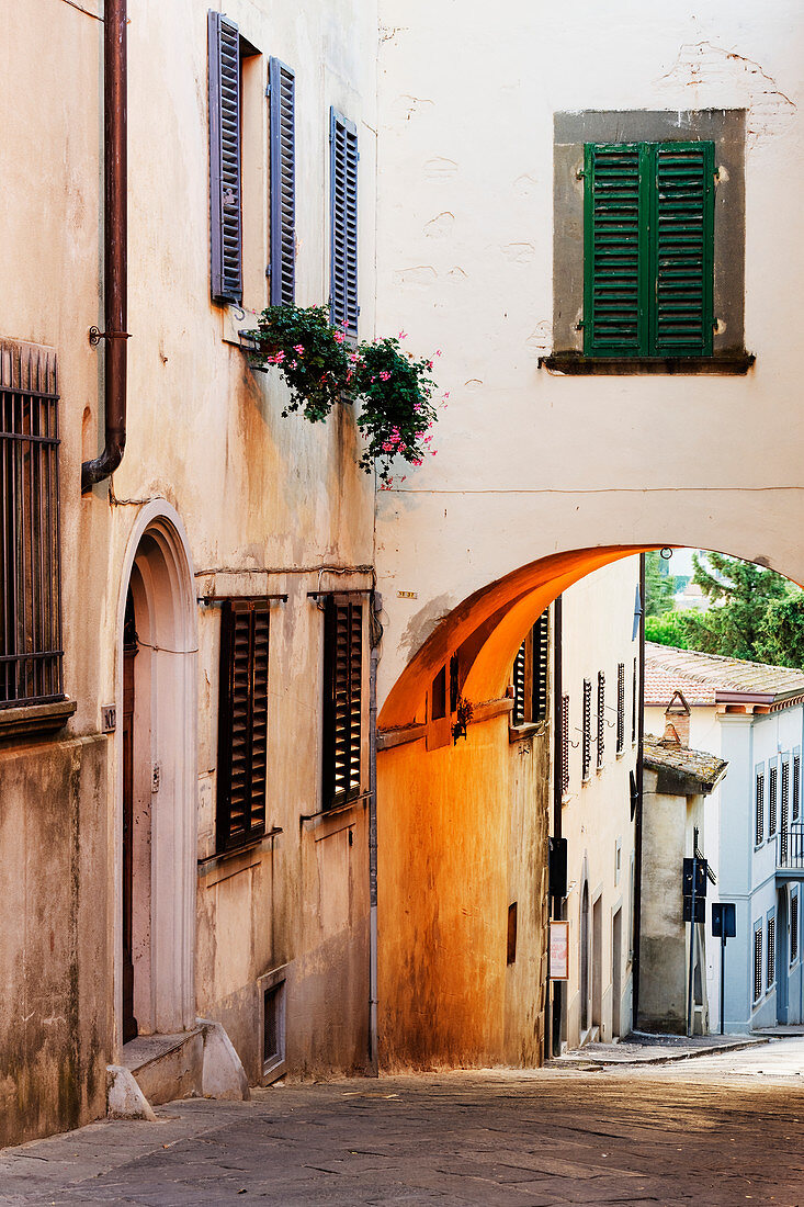Street Scene, Panzano, Tuscany, Italy