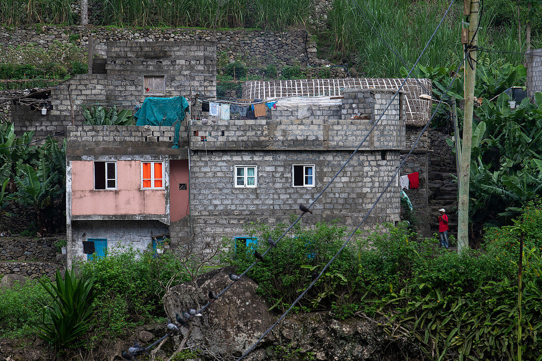 Cape Verde, Island Santo Antao, landscapes, hiking, mountains, local architecture