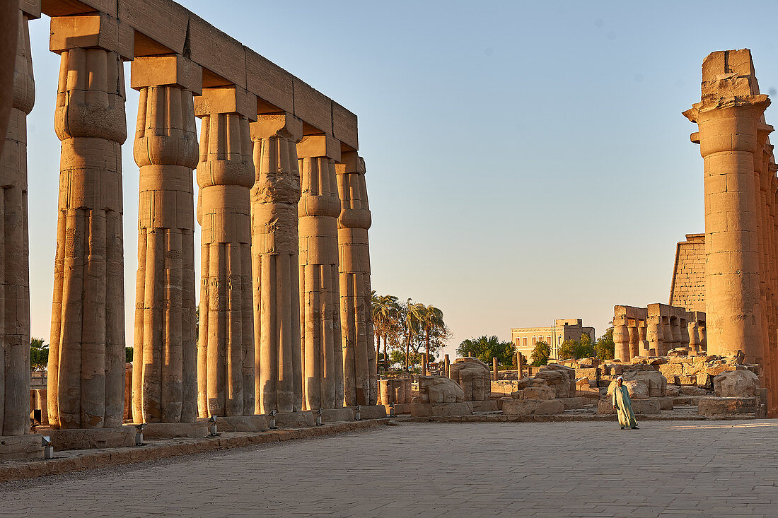 Säulen des Luxor-Tempel, Ägypten