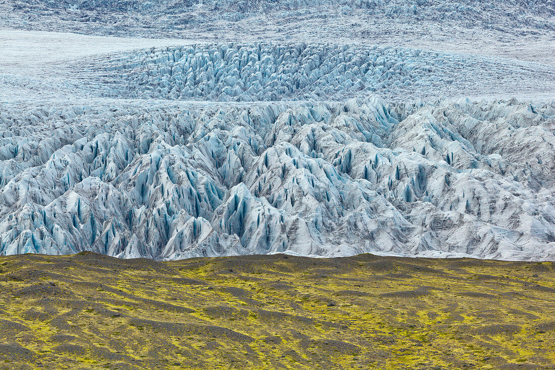 Gletscher, Breidamerkurjokull, Jokalsarlon Lagune, Island