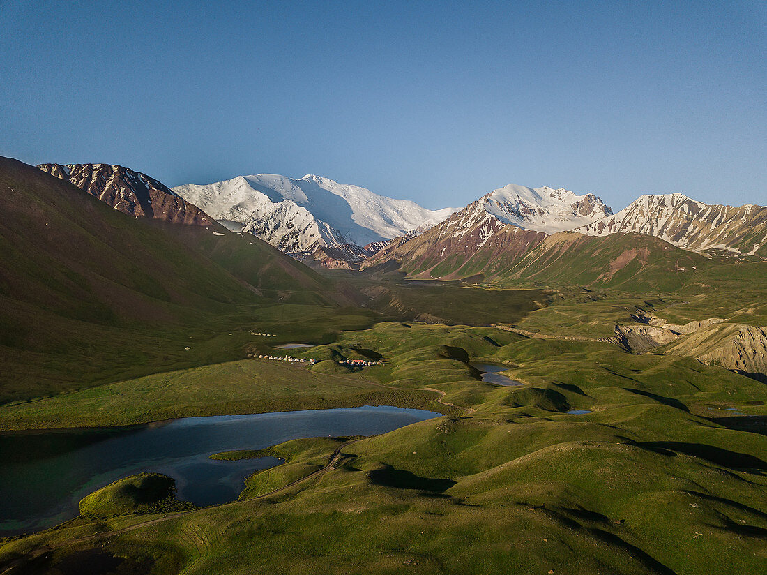 Pik Lenin im Transalaigebirge, Kirgistan, Asien