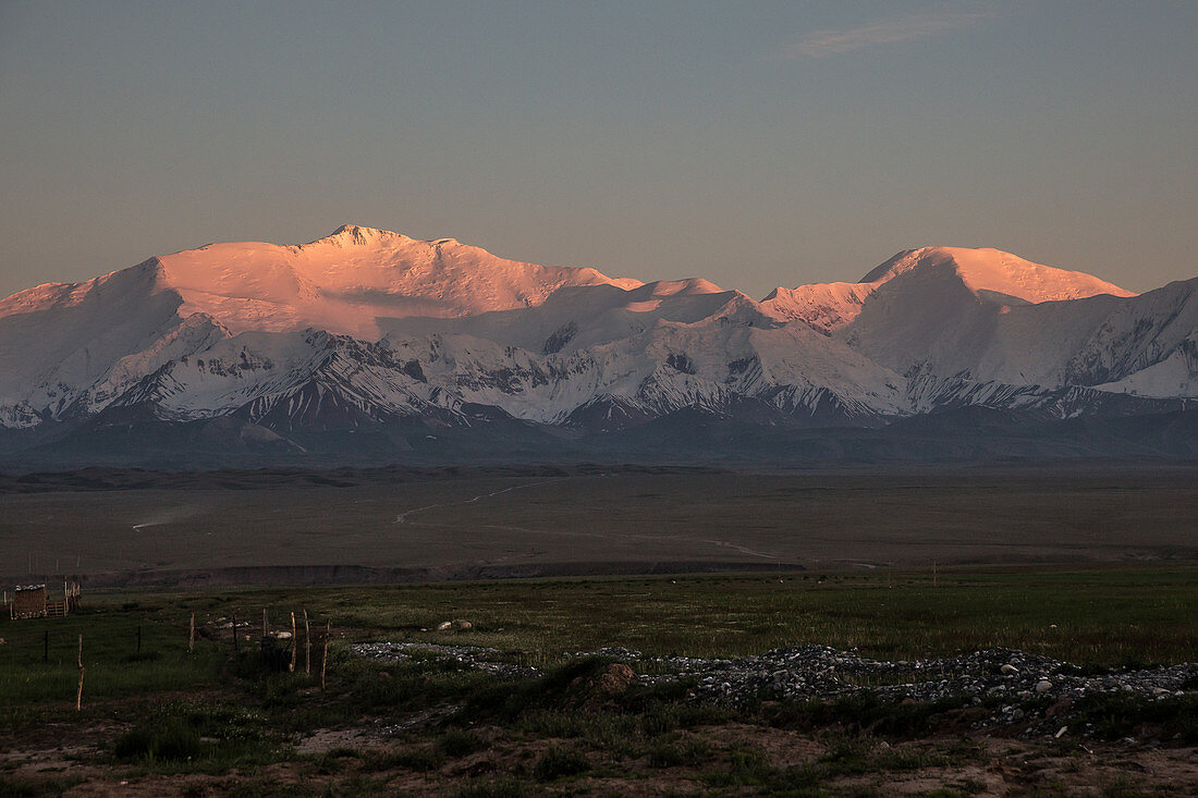 Pik Lenin in the Transala mountains, Kyrgyzstan, Asia