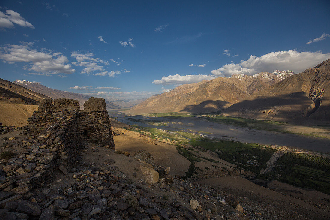 Festung Yamchun im Wakhan, Tadschikistan, Asien