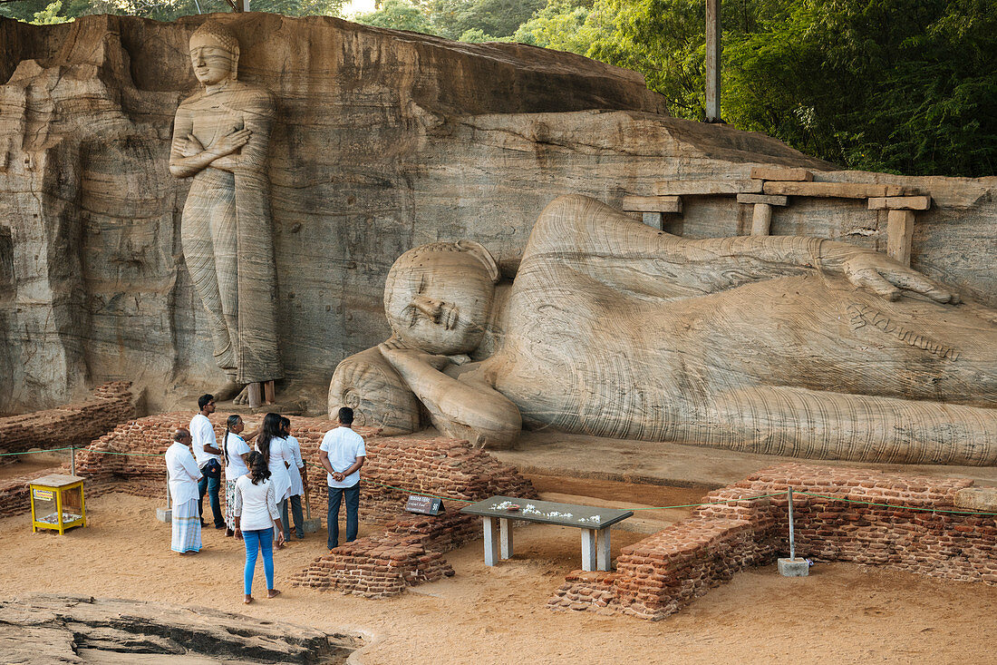 Gal Vihara Temple, Polonnaruwa, UNESCO-Welterbestätte, zentrale Nordprovinz, Sri Lanka, Asien