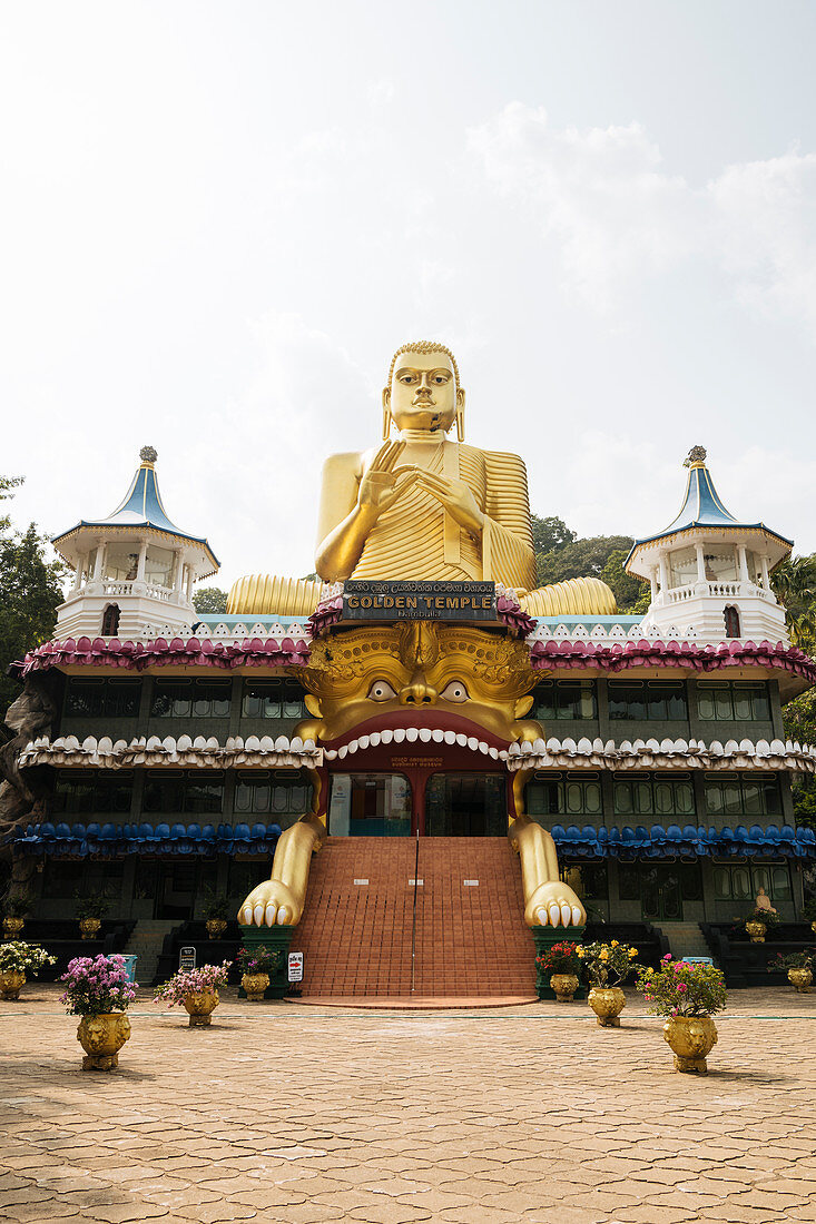 Goldener Tempel, Zentralprovinz, Sri Lanka, Asien