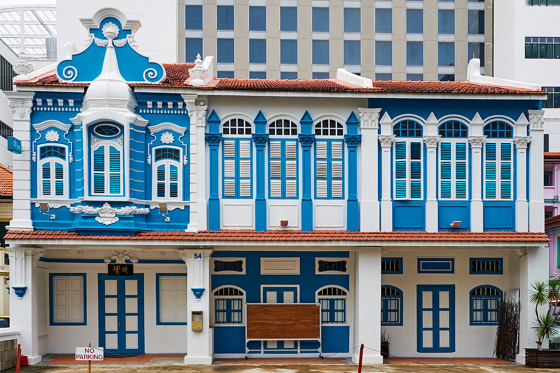 Old building in Colonial District, Singapore, Southeast Asia, Asia