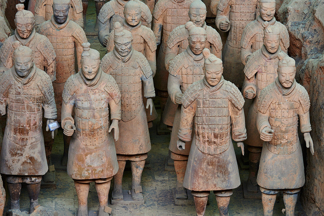 Lintong-Stätte, Armee der Terrakotta-Krieger, UNESCO-Welterbestätte, Provinz Xian, Shaanxi, China, Asien