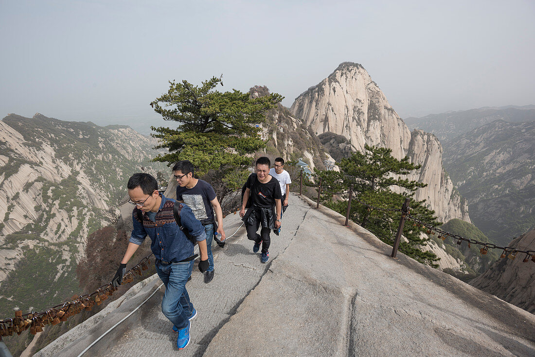 Berg Huashan (Hua Mountain), Provinz Shaanxi, China, Asien