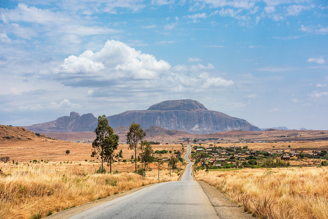 Mountains near Ambalavao, Haute Matsiatra Region, Madagascar, Africa