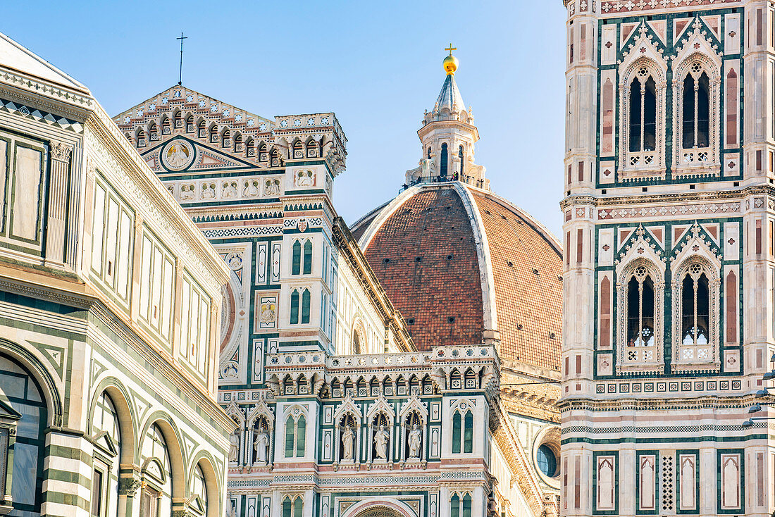 Florence Cathedral (Duomo), Piazza Del Duomo, UNESCO-Welterbestätte, Florenz, Toskana, Italien, Europa