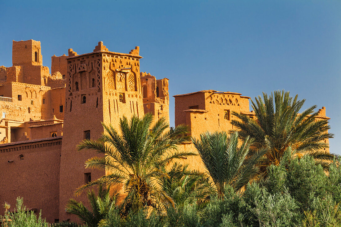 Kasbah Ait-Benhaddou, UNESCO-Welterbestätte, Atlasgebirge, Marokko, Nordafrika, Afrika