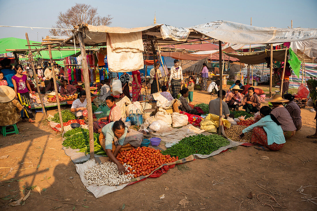Ywama Markt, Inle Lake, Shan State, Myanmar (Burma)