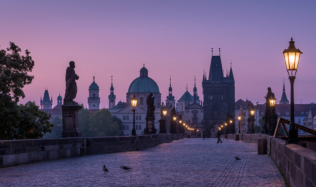 Karlsbrücke, Prag, UNESCO-Weltkulturerbe, Tschechien, Europa
