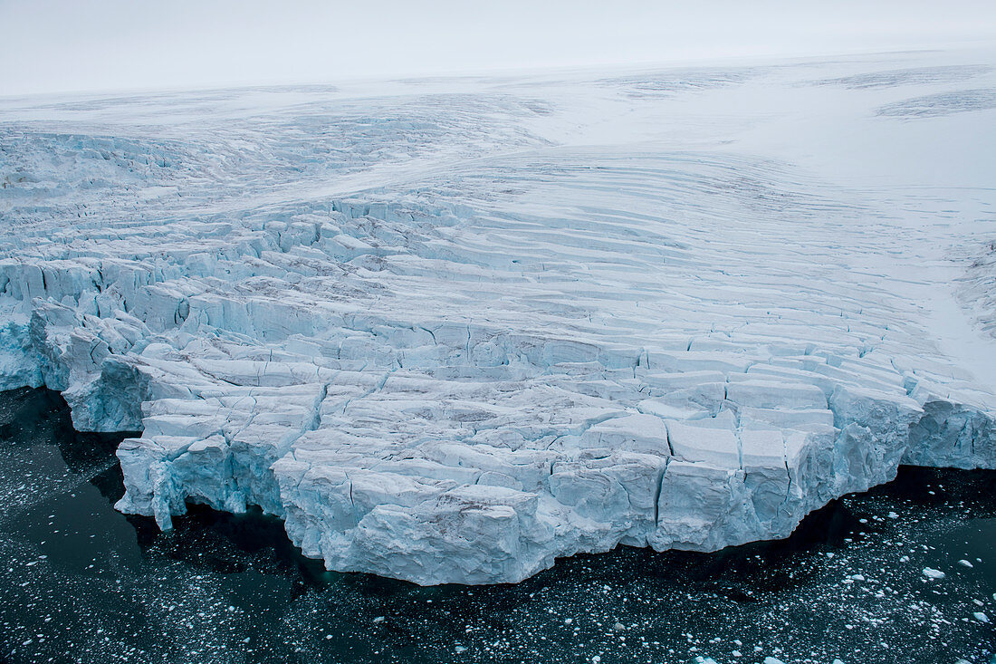 Gletscher von Alexandraland, Franz-Josef-Land Archipel, Arkhangelsk Oblast, Arktis, Russland, Europa