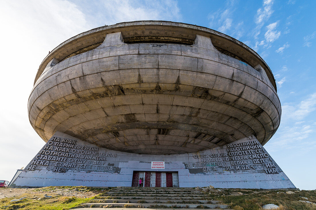 Haus der Kommunistischen Partei Bulgariens, Buzludzha-Standort, Bulgarien, Europa