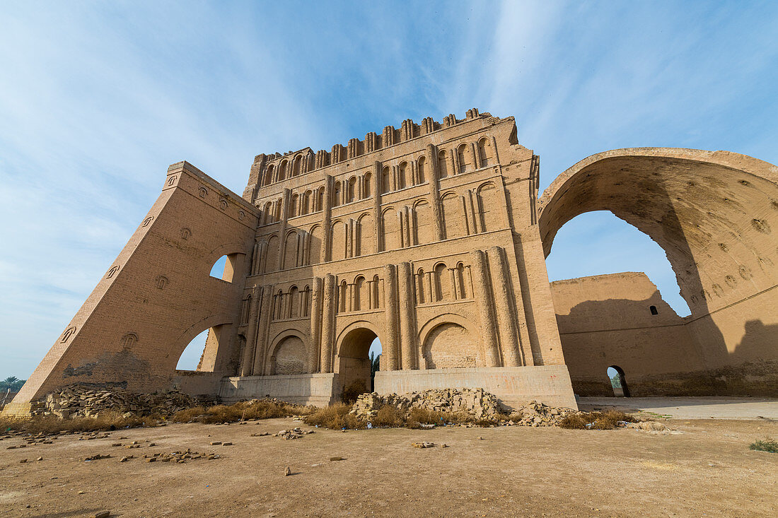 Die antike Stadt Ctesiphon mit dem größten Backsteinbogen der Welt, Ctesiphon, Irak, Naher Osten