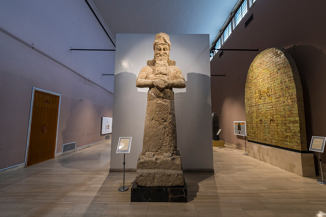 Antique artefacts in the National Museum of Iraq, Baghdad, Iraq, Middle East