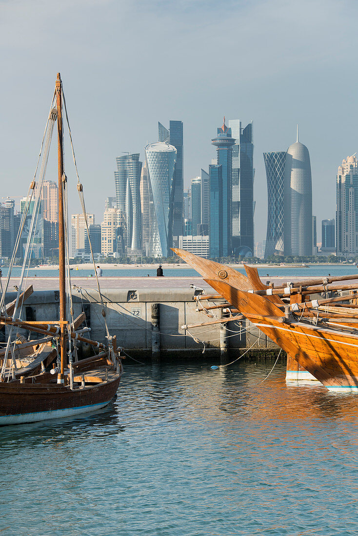 Dhow Harbor, Corniche, Doha, Katar