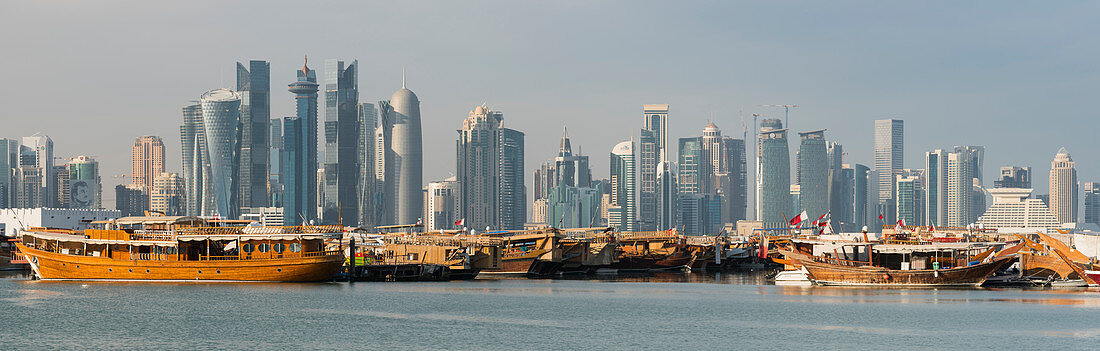 Dhow Harbor, Corniche, Doha, Qatar