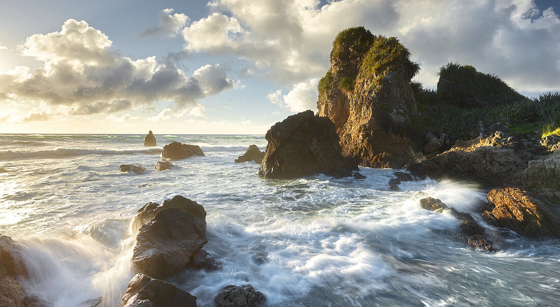 Woodpecker Bay, West Coast, South Island, New Zealand, Oceania