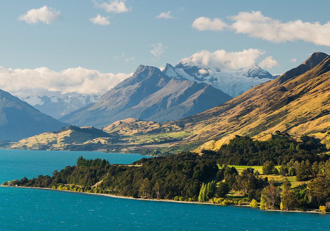 Lake Wakatipu, Mt. Earnslaw, Otago, South Island, New Zealand, Oceania